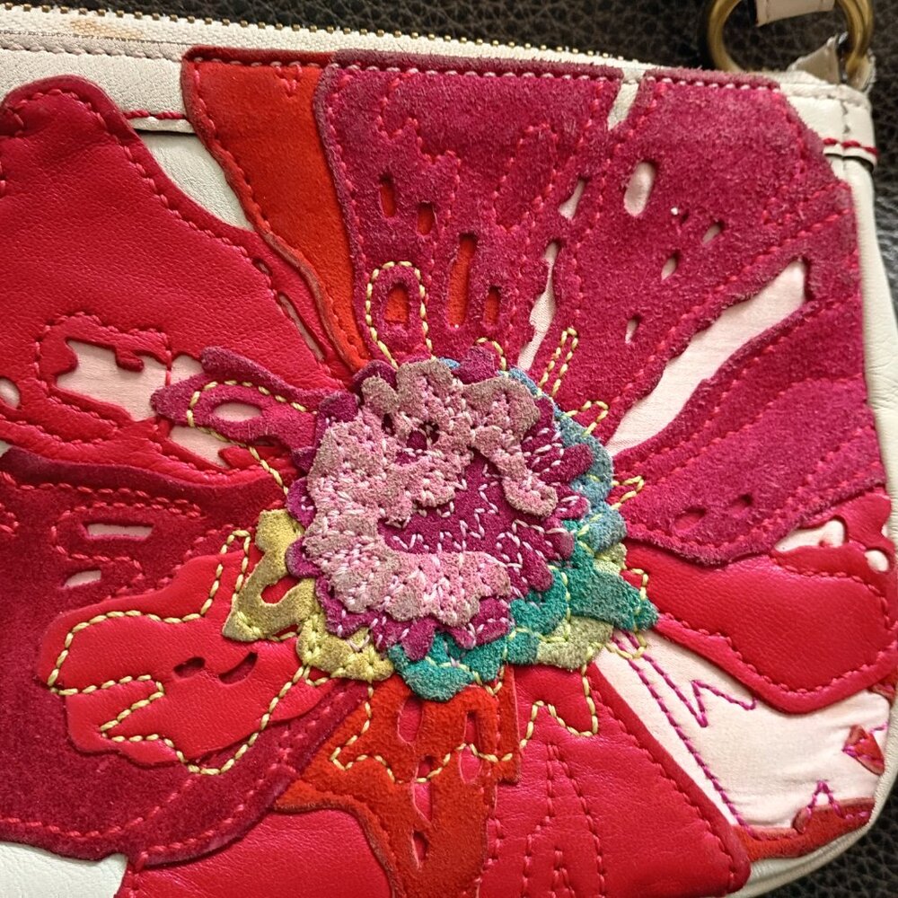 Vintage 1990 Coach poppy design demi bag - Picture 7 of 7